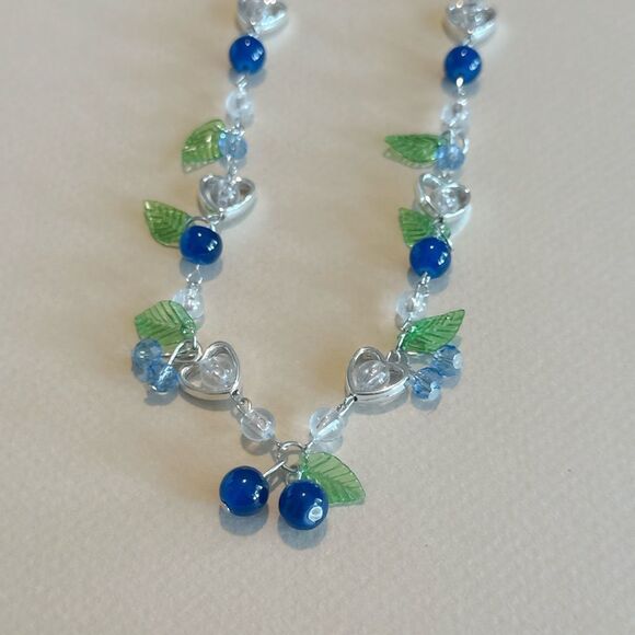 Blueberry Necklace S862 - Picture 4 of 5